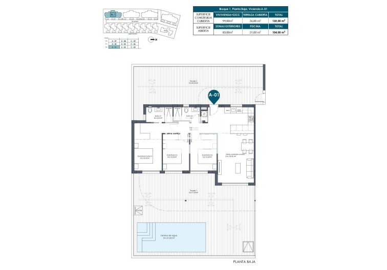 Obra Nueva - Apartamento  - Los Alcázares - Serena Golf