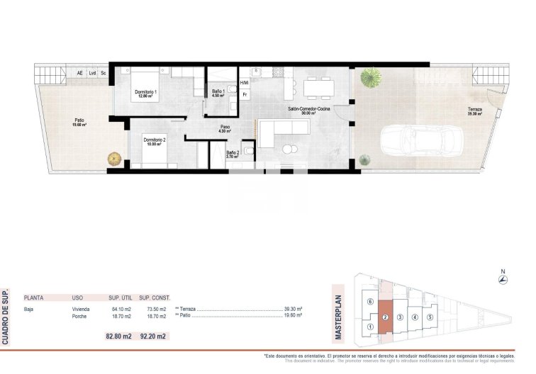 Nieuwbouw - Bungalow - San Pedro del Pinatar - Pueblo