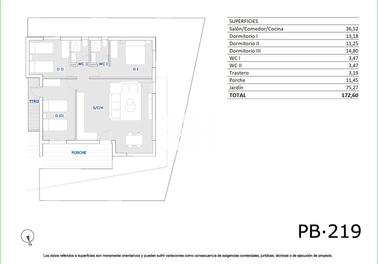 Nieuwbouw - Bungalow - San Miguel de Salinas - Pueblo