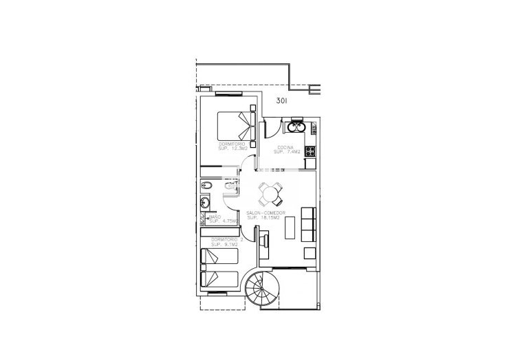 Construction Neuve - Penthouse - Aguilas - Collados
