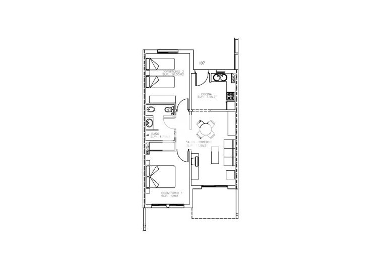 Obra Nueva - Apartamento  - Águilas - Collados