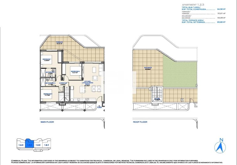 Construction Neuve - Penthouse - Los Alcázares - Serena Golf