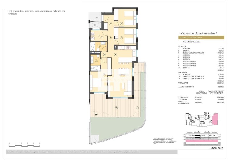 Obra Nueva - Apartamento  - Finestrat - Campana Garden