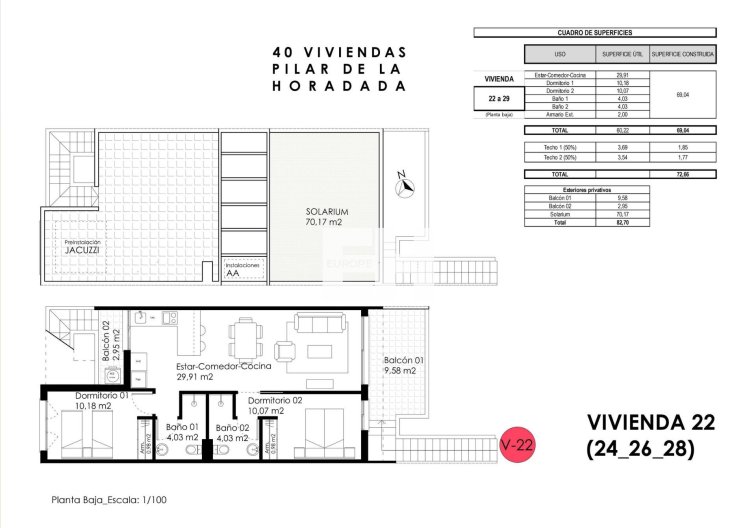 Neubau - Bungalow - Pilar de la Horadada - pueblo
