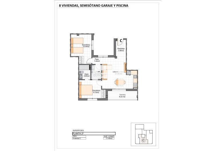 Nieuwbouw - Penthouse - San Pedro del Pinatar - Lo Pagán