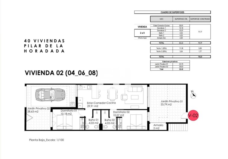 Neubau - Bungalow - Pilar de la Horadada - pueblo