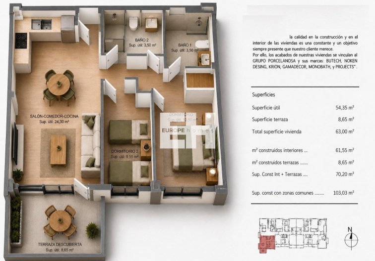 Obra Nueva - Apartamento  - Villajoyosa - Cala de Finestrat