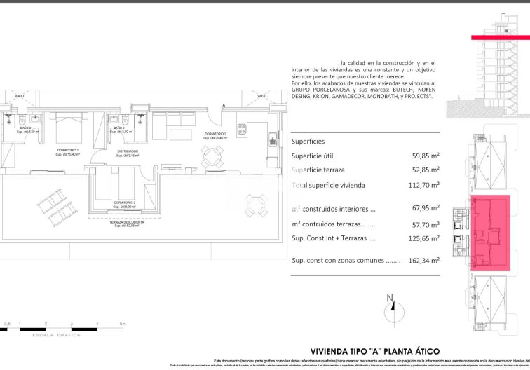 Obra Nueva - Atico - Villajoyosa - Cala de Finestrat