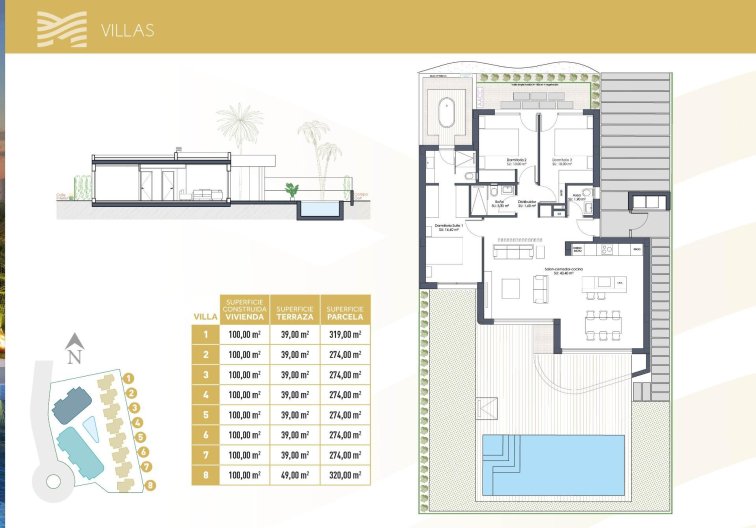 New Build - villa - Los Alcázares - Serena Golf