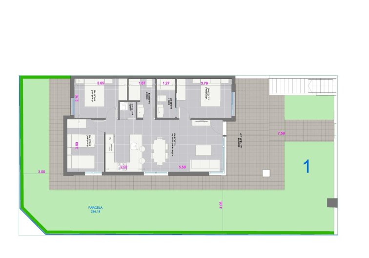 Obra Nueva - Bungalow - Pilar de la Horadada - pueblo