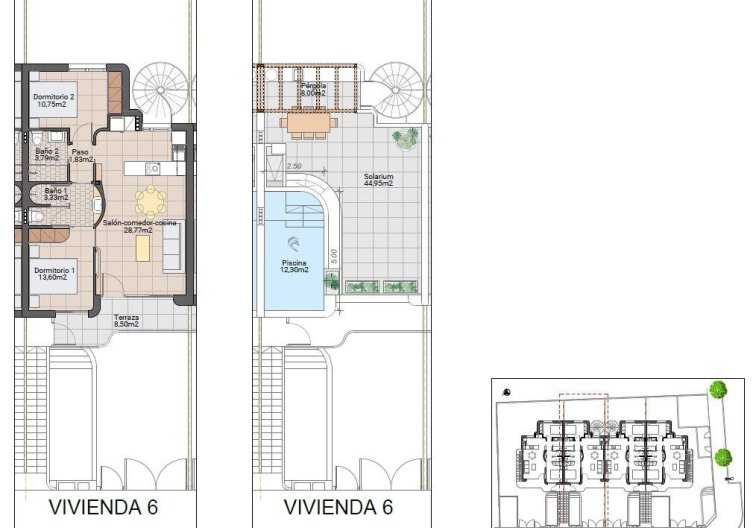 Obra Nueva - Bungalow - Pilar de la Horadada - pueblo