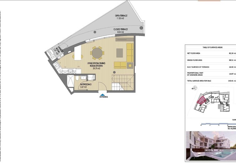 Obra Nueva - Apartamento  - Jávea Xàbia - Cala Blanca