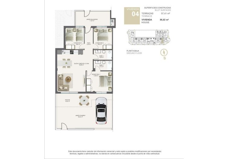 Obra Nueva - Bungalow - Pilar de la Horadada - Torre de la Horadada