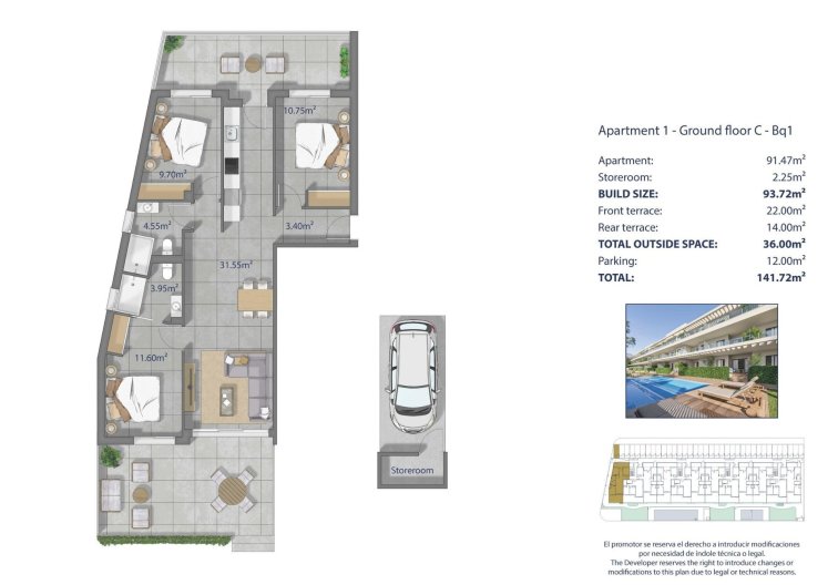 Obra Nueva - Apartamento  - Los Alcázares - Los Narejos 