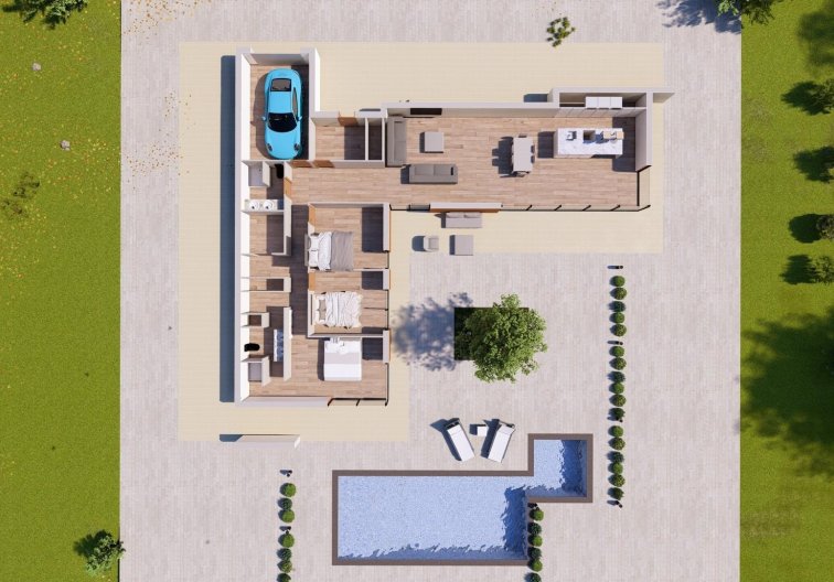 Obra Nueva - villa - Pinoso - Casas Pastor