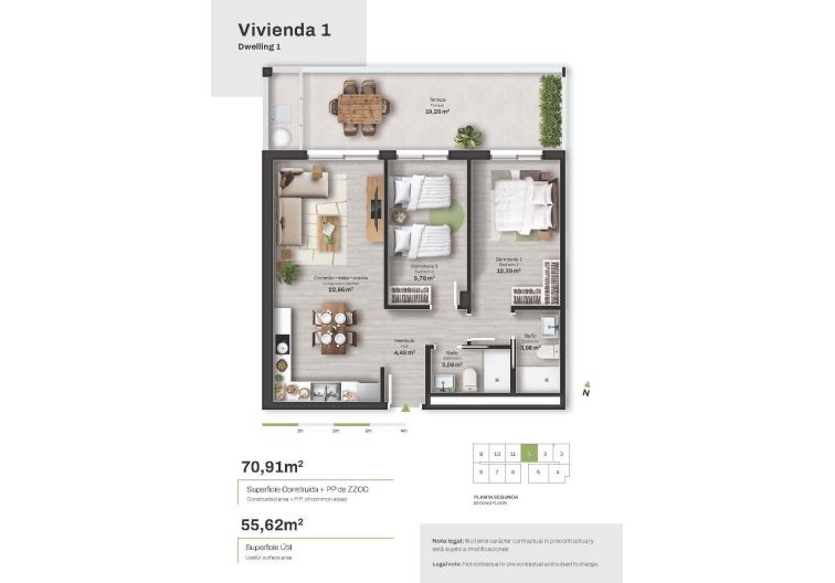 Obra Nueva - Atico - Mojacar - Descargador