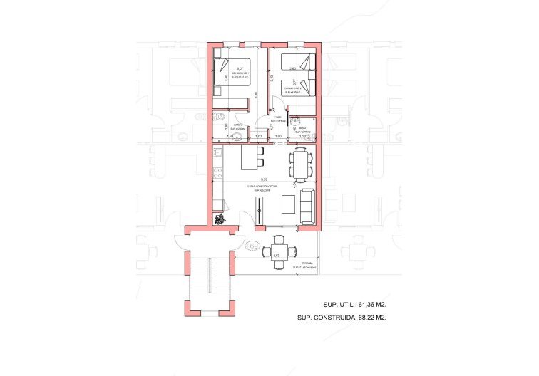 Nieuwbouw - Penthouse - Fuente Álamo - La Pinilla