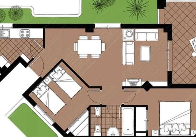 Revente - Appartement - Hacienda Riquelme Golf Resort - Inland