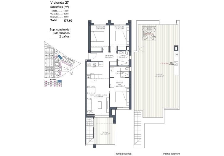 Construction Neuve - Penthouse - Los Alcázares - Serena Golf