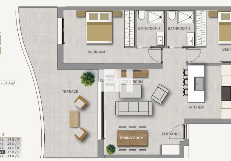 Obra Nueva - Apartamento  - Guardamar del Segura - El Raso
