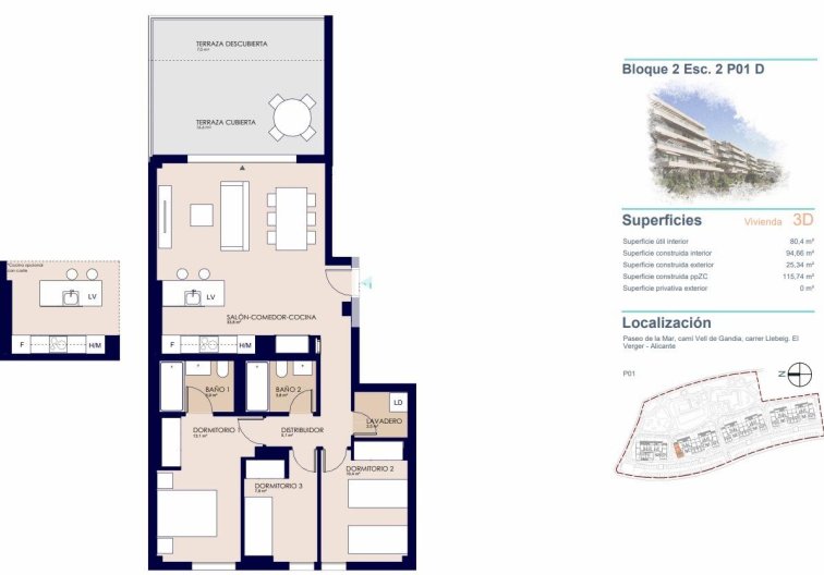 Obra Nueva - Apartamento  - Denia - Playa de La Almadraba