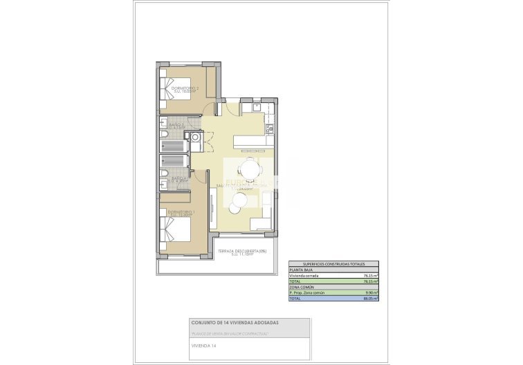 Obra Nueva - Bungalow en planta alta - Rojales - Pueblo