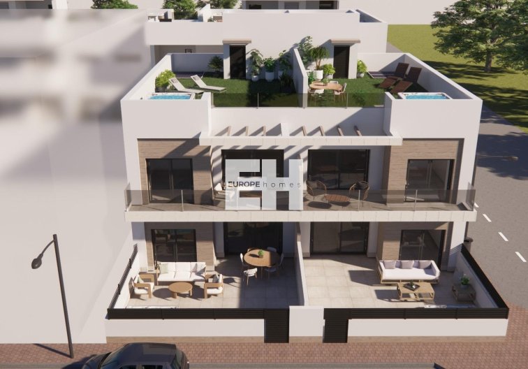 Construction Neuve - Bungalow au rez-de-chaussée - Rojales - Pueblo