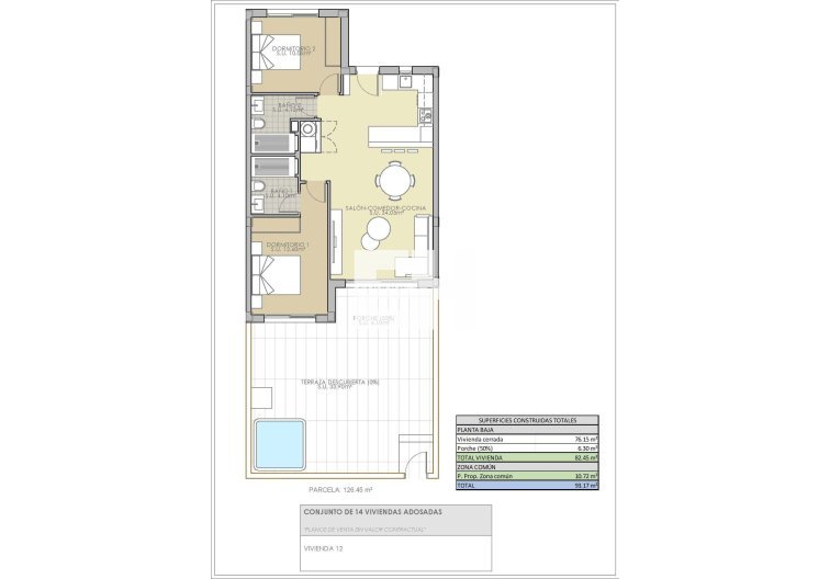 Construction Neuve - Bungalow au rez-de-chaussée - Rojales - Pueblo