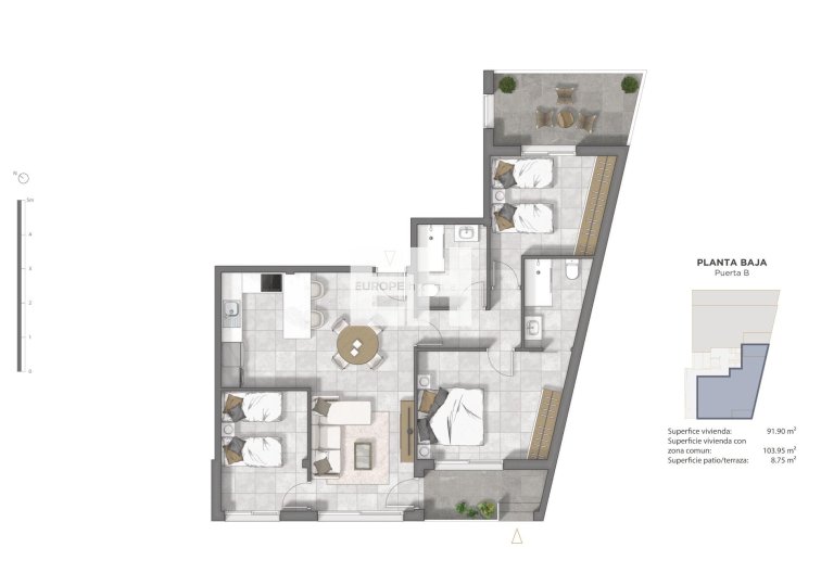 Obra Nueva - Ground floor apartment - Guardamar del Segura - Pueblo