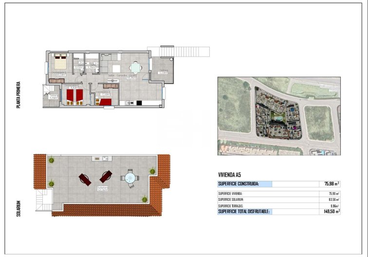 Obra Nueva - Bungalow en planta alta - Cox - San Fernando