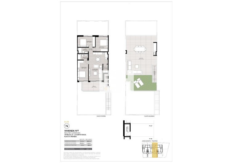 Obra Nueva - Bungalow en planta alta - San Pedro del Pinatar - Los Cuarteros