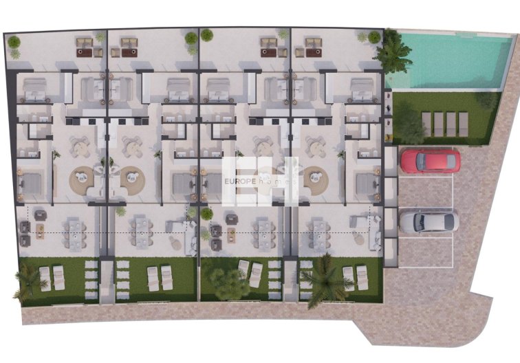 Obra Nueva - Bungalow en planta alta - San Pedro del Pinatar - Los Cuarteros