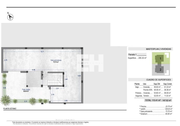 Obra Nueva - Semidetached - Torre Pacheco - Santa Rosalia Lake And Life Resort