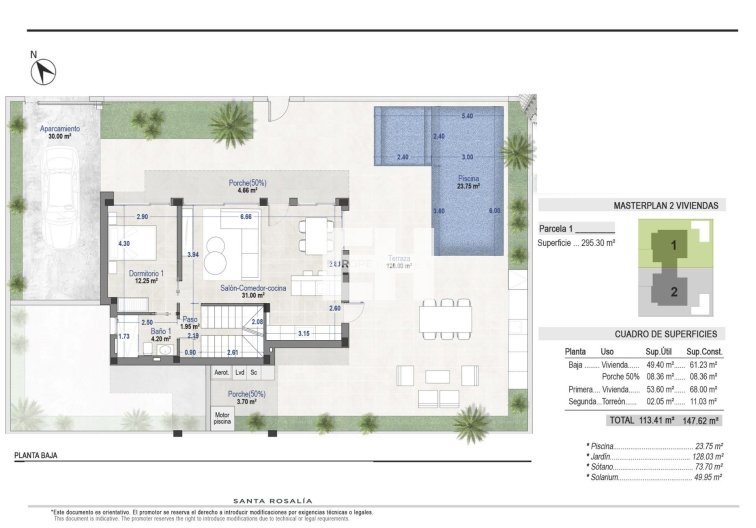 Obra Nueva - Semidetached - Torre Pacheco - Santa Rosalia Lake And Life Resort