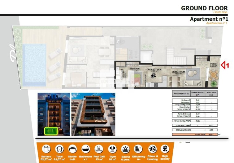 Obra Nueva - Ground floor apartment - Torrevieja - Playa de El Cura