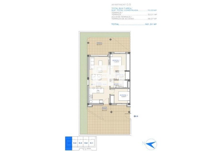 New Build - Ground floor apartment - Los Alcázares - Serena Golf