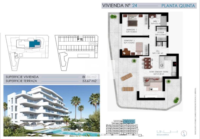 Nieuwbouw - Penthouse - Pilar de la Horadada - Mil Palmeras