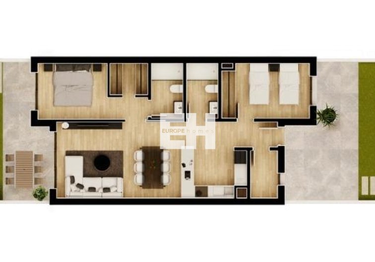 Construction Neuve - Ground floor apartment - Monforte del Cid - Alenda Golf