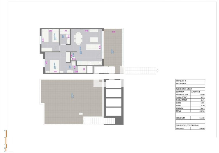 Obra Nueva - Bungalow en planta alta - Pilar de la Horadada - pueblo