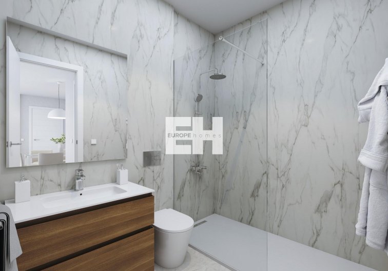 Obra Nueva - Bungalow en planta baja - Puerto de Mazarron - Playa Negra