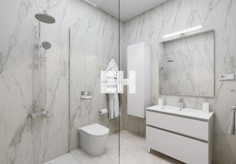 Obra Nueva - Bungalow en planta baja - Puerto de Mazarron - Playa Negra