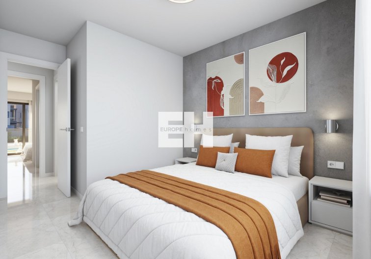 Obra Nueva - Bungalow en planta alta - Puerto de Mazarron - Playa Negra