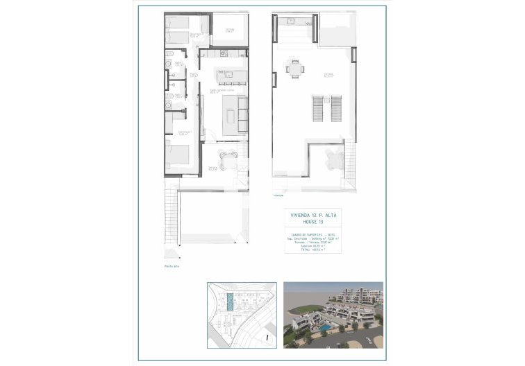 Nieuwbouw - Bungalow op de bovenste verdieping - Vera - Pueblo Salinas