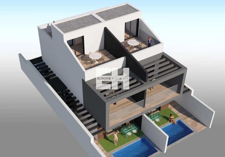 Obra Nueva - Semidetached - San Javier - Santiago de la Ribera