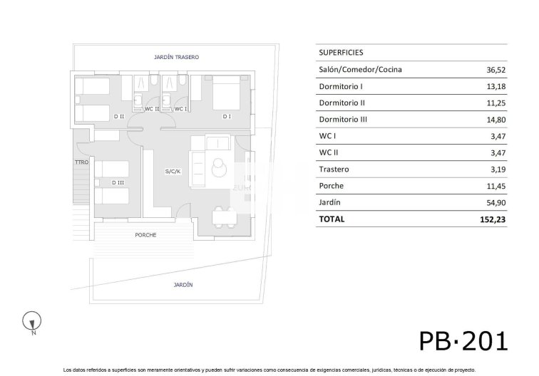 Obra Nueva - Bungalow en planta baja - San Miguel de Salinas - Pueblo