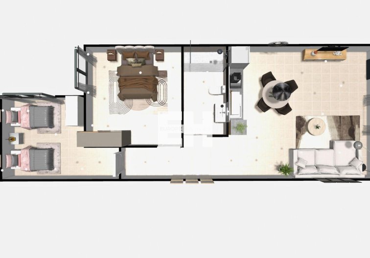 Nieuwbouw - Bungalow op de bovenste verdieping - Hondón de las Nieves - La Canalosa