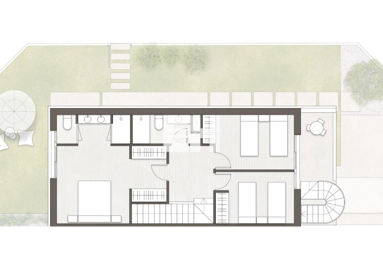 New Build - Semidetached - Pilar de la Horadada - pueblo