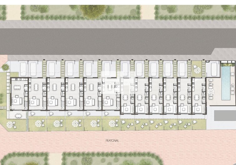 New Build - Semidetached - Pilar de la Horadada - pueblo