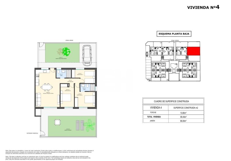 Construction Neuve - Bungalow au rez-de-chaussée - Pilar de la Horadada - pueblo