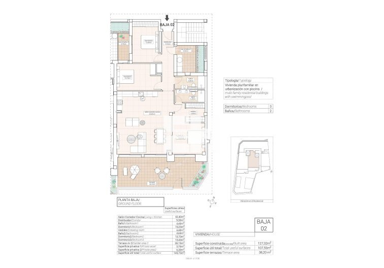 Construction Neuve - Ground floor apartment - Hondón de las Nieves - Pueblo